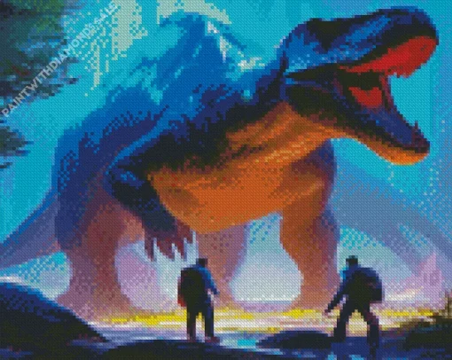 Giant Fantasy Dinosaur Diamond Painting