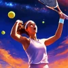 Girl Tennis Player Diamond Painting