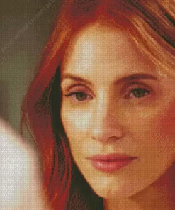 Gorgeous Jessica Chastain Diamond Painting