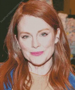 Gorgeous Julianne Moore Diamond Painting