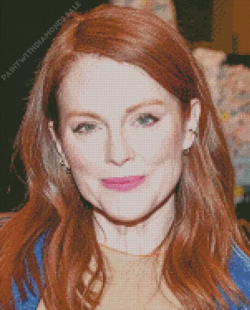 Gorgeous Julianne Moore Diamond Painting