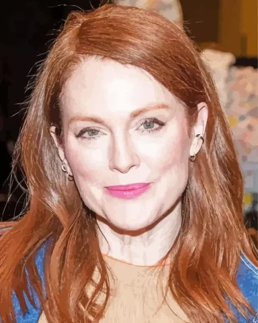 Gorgeous Julianne Moore Diamond Painting