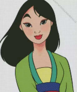 Gorgeous Mulan Diamond Painting