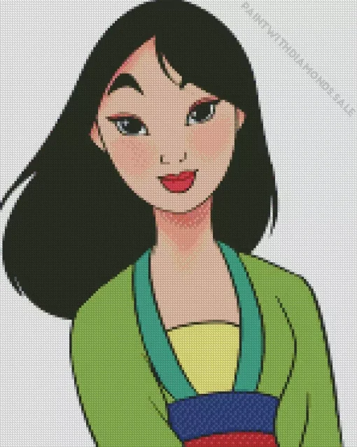 Gorgeous Mulan Diamond Painting