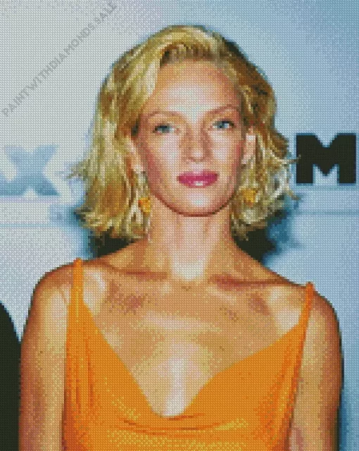 Gorgeous Uma Thurman Diamond Painting