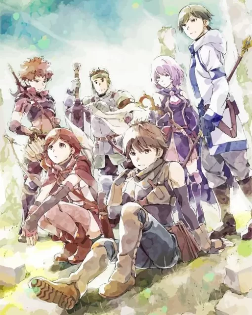 Hai To Gensou No Grimgar Poster Diamond Painting