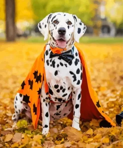 Halloween Dalmatian Diamond Painting