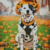 Halloween Dalmatian Dog Diamond Painting