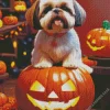 Halloween Shih Tzu Diamond Painting