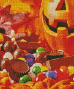 Halloween Candies Diamond Painting