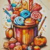 Halloween Candy Art Diamond Painting