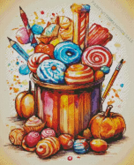 Halloween Candy Art Diamond Painting