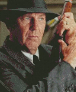 Hamer With A Gun In The Highwaymen Diamond Painting