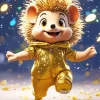 Happy Hedgehog Dancing Diamond Painting