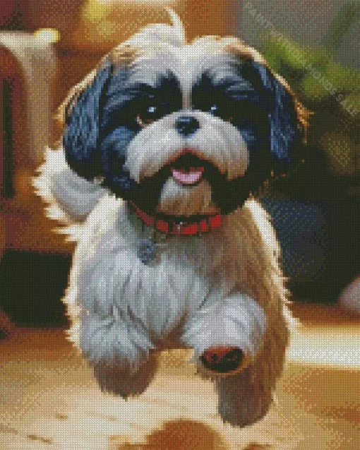 Happy Shih Tzu Diamond Painting