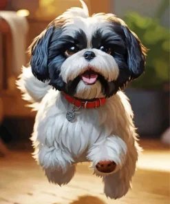 Happy Shih Tzu Diamond Painting