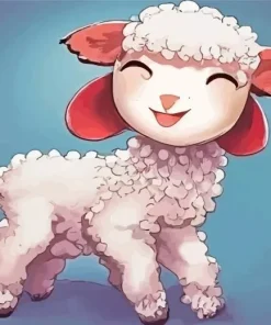 Happy Baby Lamb Diamond Painting