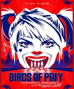 Harley Quinn Birds Of Prey Diamond Painting