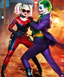 Harley Quinn And Joker Diamond Painting