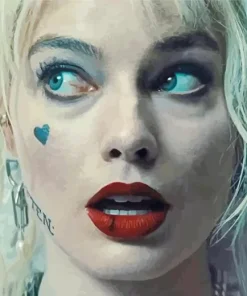 Harley Quinn Close Up Diamond Painting