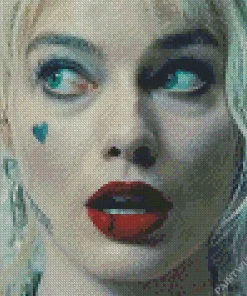 Harley Quinn Close Up Diamond Painting