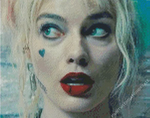 Harley Quinn Close Up Diamond Painting