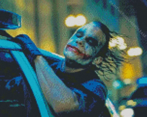 Heath Ledger In The Dark Knight Diamond Painting