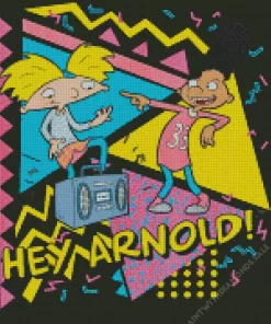 Hey Arnold And Helga Diamond Painting