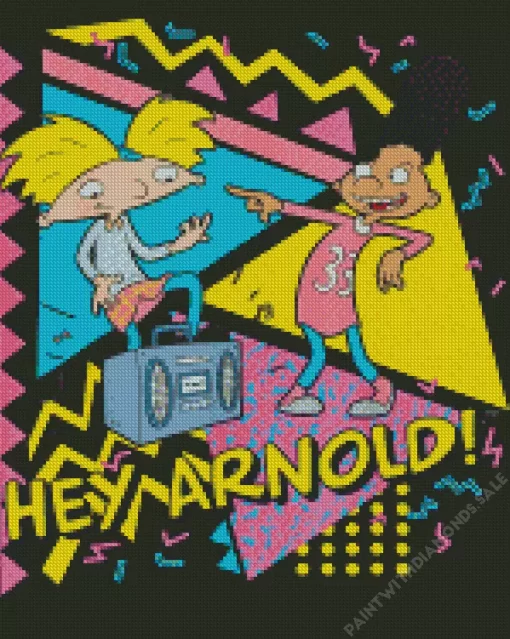 Hey Arnold And Helga Diamond Painting