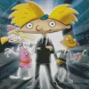 Hey Arnold Cartoon Characters Diamond Painting