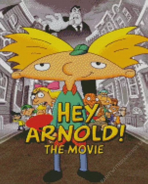 Hey Arnold The Movie Poster Diamond Painting