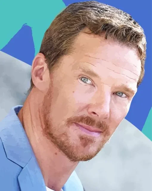 Iconic Benedict Cumberbatch Diamond Painting