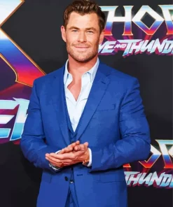 Iconic Chris Hemsworth Diamond Painting