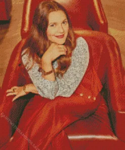 Iconic Drew Barrymore Diamond Painting