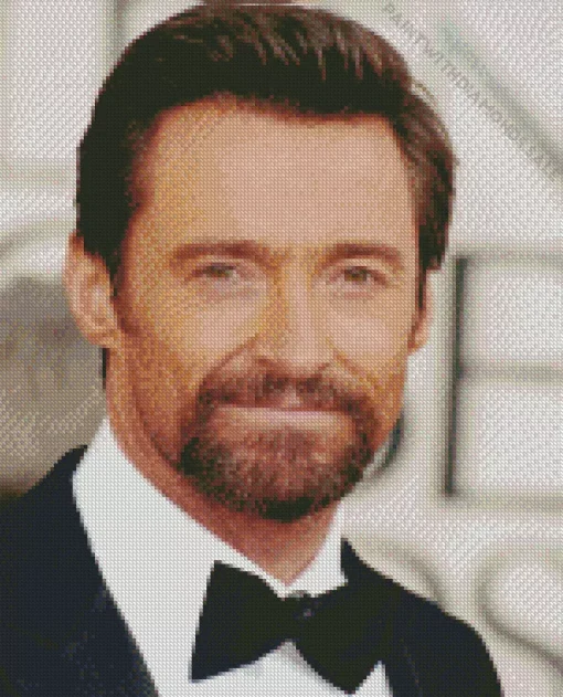 Iconic Hugh Jackman Diamond Painting