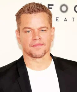 Iconic Matt Damon Diamond Painting