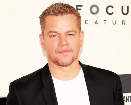 Iconic Matt Damon Diamond Painting