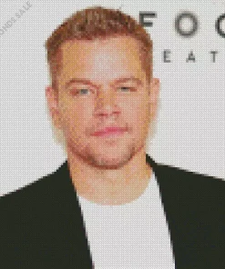 Iconic Matt Damon Diamond Painting