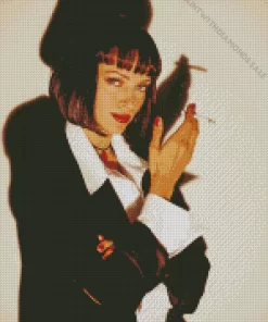 Iconic Uma Thurman As Mia Wallace Diamond Painting