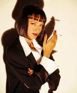 Iconic Uma Thurman As Mia Wallace Diamond Painting