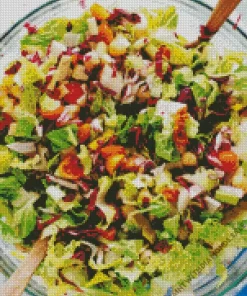 Italian Chopped Salad Vegetarian Diamond Painting