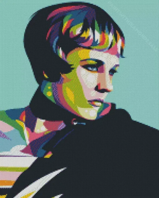 Julie Andrews Pop Art Diamond Painting