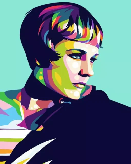 Julie Andrews Pop Art Diamond Painting