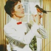 Julie Andrews With A Bird Diamond Painting