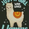 Just A Girl Who Loves Llamas Diamond Painting