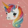 Kawaii Colorful Unicorn Diamond Painting