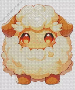 Kawaii Lamb Diamond Painting