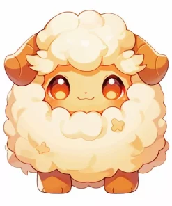 Kawaii Lamb Diamond Painting