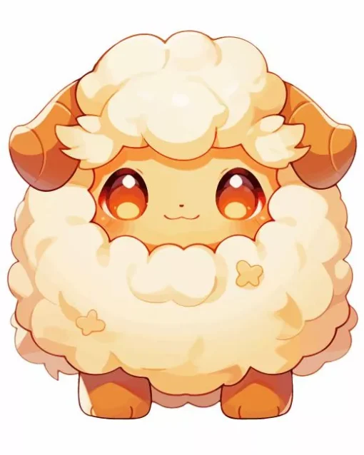 Kawaii Lamb Diamond Painting