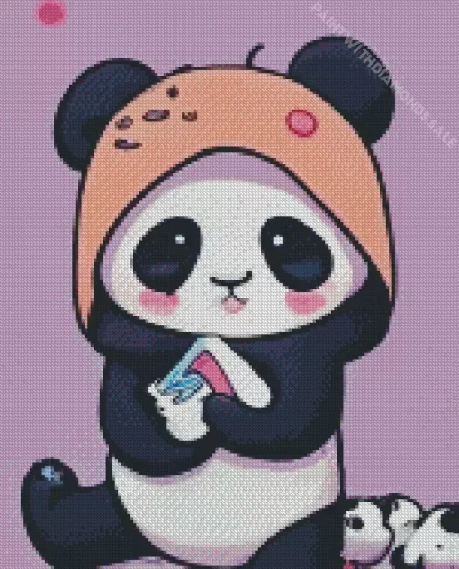 Kawaii Panda Diamond Painting